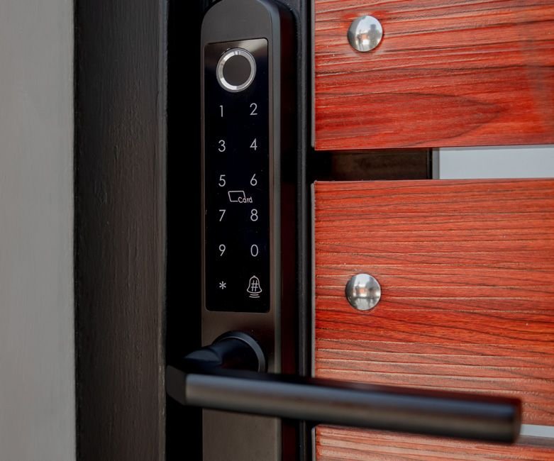 Smart fingerprint door lock